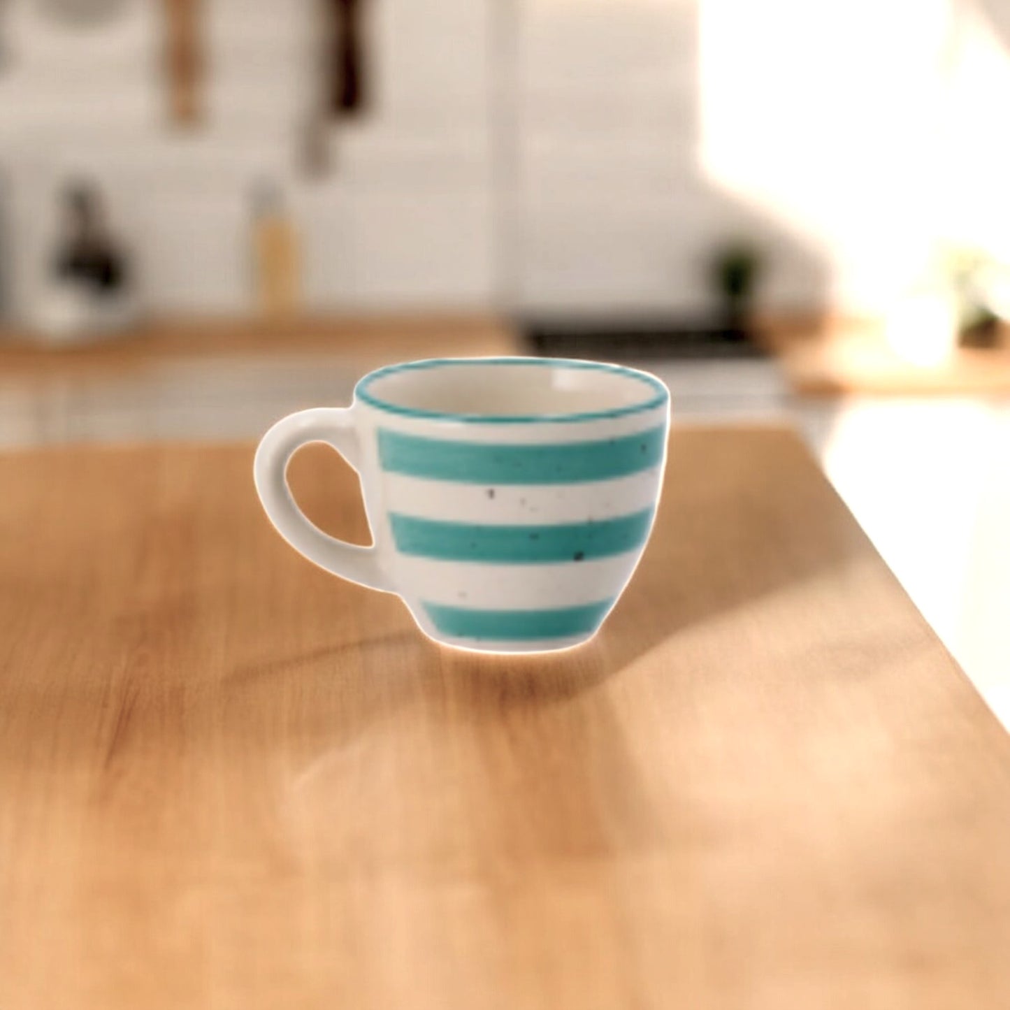 Servizio da Caffè in Ceramica Navy per 6 Persone – Assortito in 4 Colori