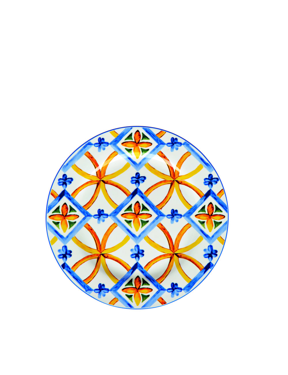 Servizio Piatti 18 Pezzi Medicea New Bone China | Stile Mediterraneo Elegante | Brandani