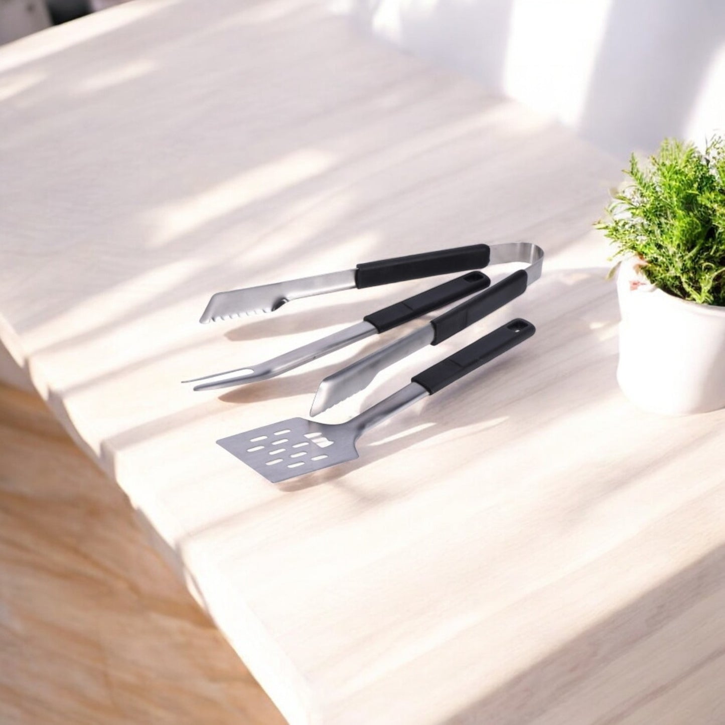 Set 3 accessori barbecue