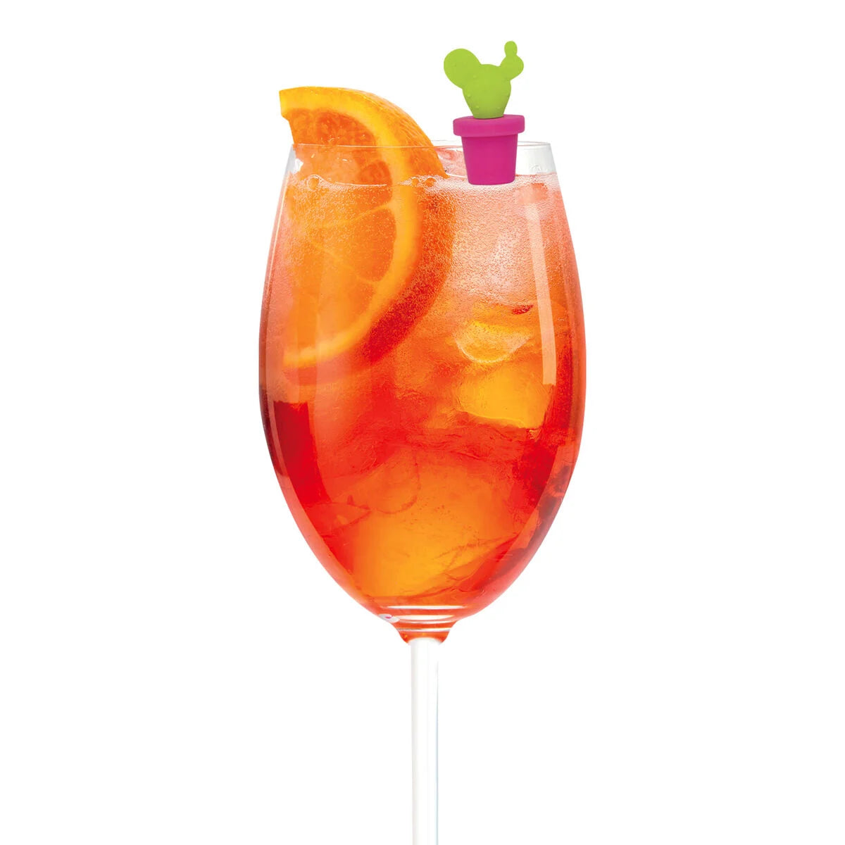 Set of 6 Coaster Markers - Multicolor Cactus - Fiesta!