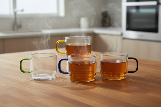 Tazze Impilabili Brandani Bridge Set 4 Pezzi – Mug in Vetro