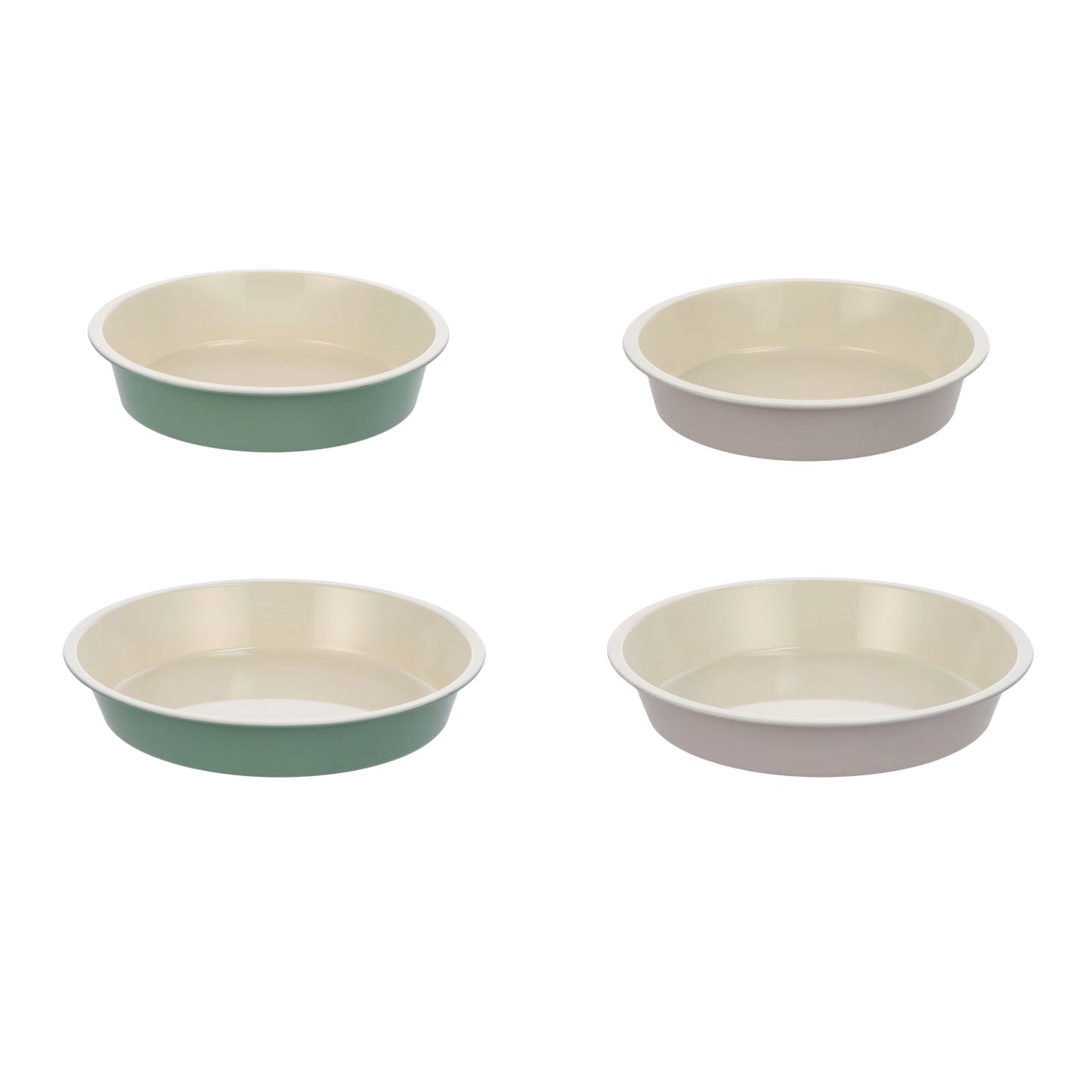 Teglia Tonda in Acciaio – Assortita in 2 Colori
