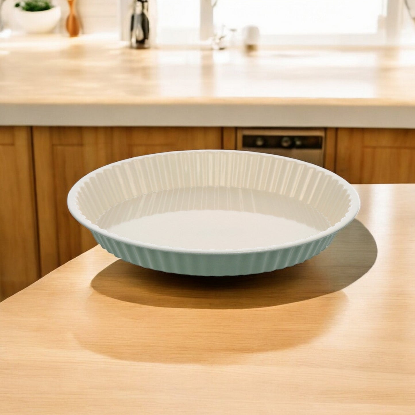 Teglia Tonda in Acciaio – 2 Colori Assortiti