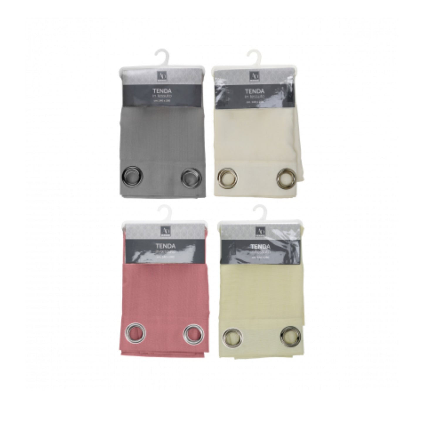 Tenda in Tessuto – 140 x 280 cm – Assortita in 4 Colori