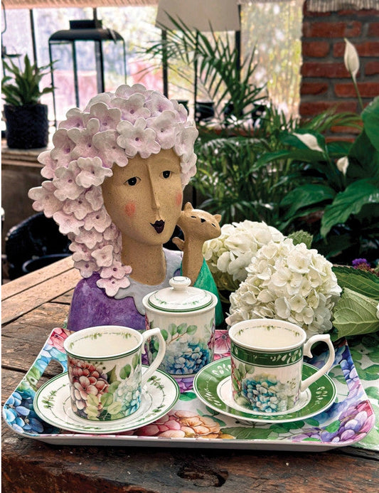 Vassoio Brandani Flora in Melamina 35x25 cm – Leggero e Resistente
