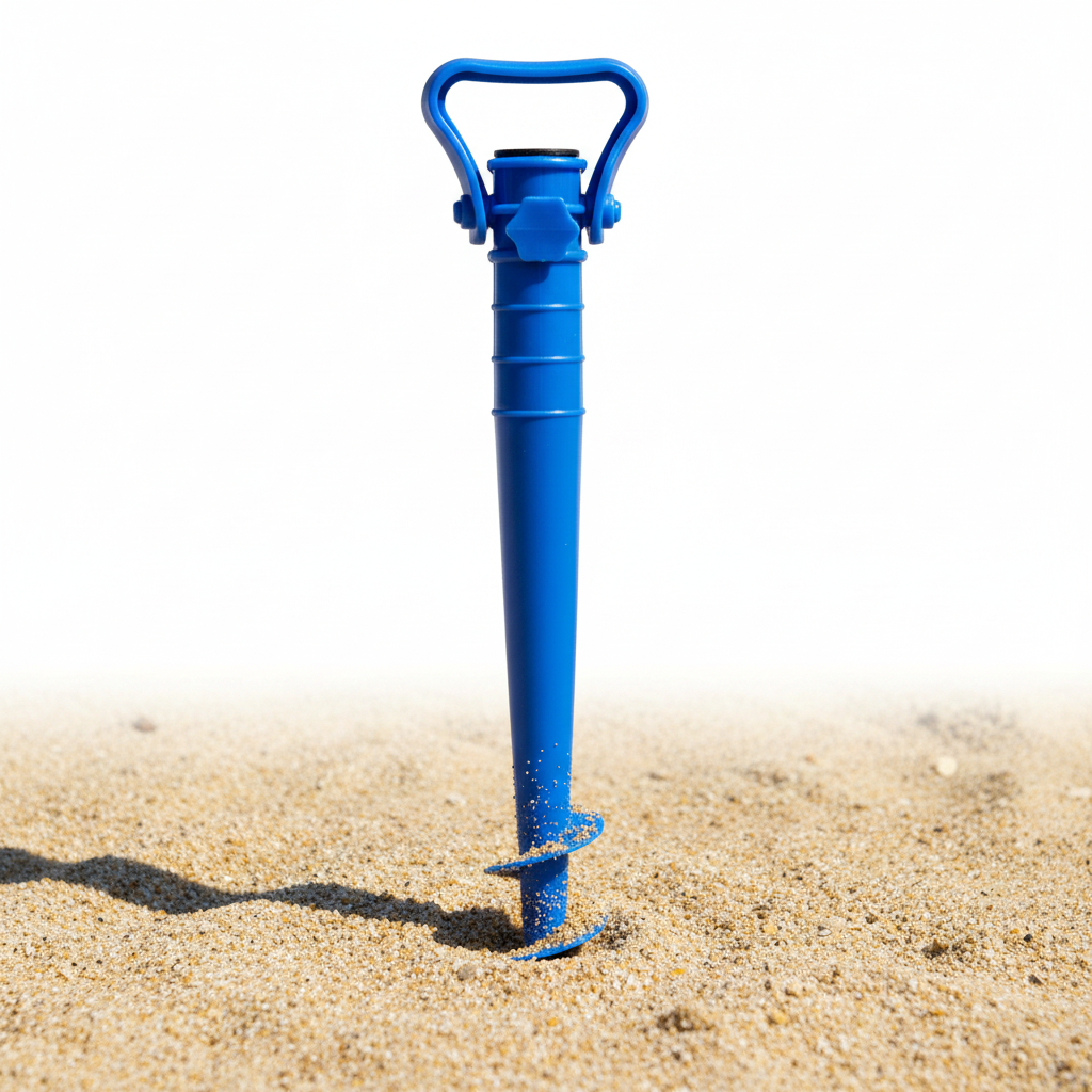 Trivella scavasabbia per ombrellone da spiaggia – Colori assortiti