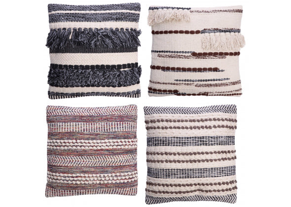 Cuscino Decorativo Cotone 45x45 Stile Boho – Fantasie Assortite