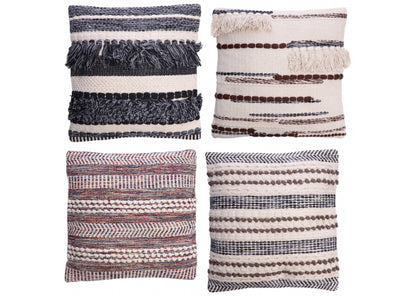 Cuscino Decorativo Cotone 45x45 Stile Boho – Fantasie Assortite