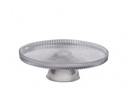 Alzata in Vetro Trasparente per Dolci e Torte – 3 Misure Disponibili