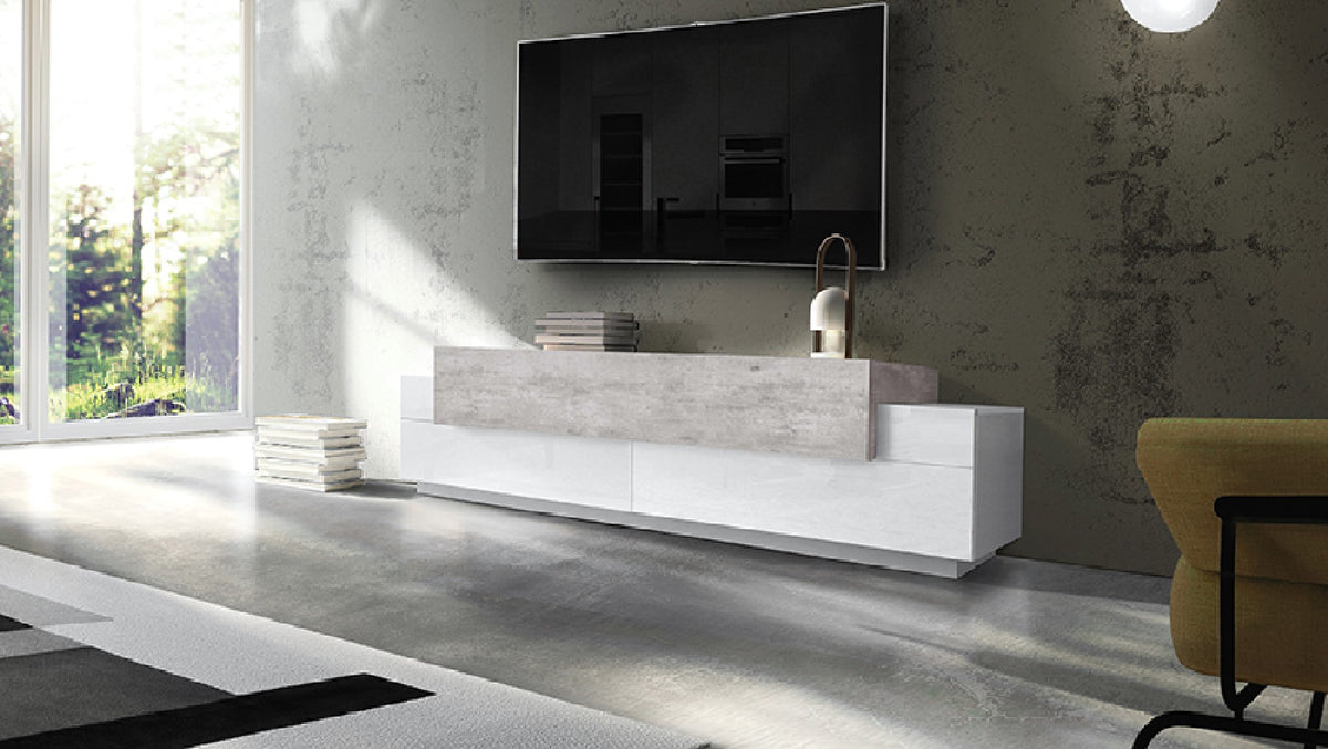 Porta TV CORO 200 cm 3 ante a ribalta | Web Furniture