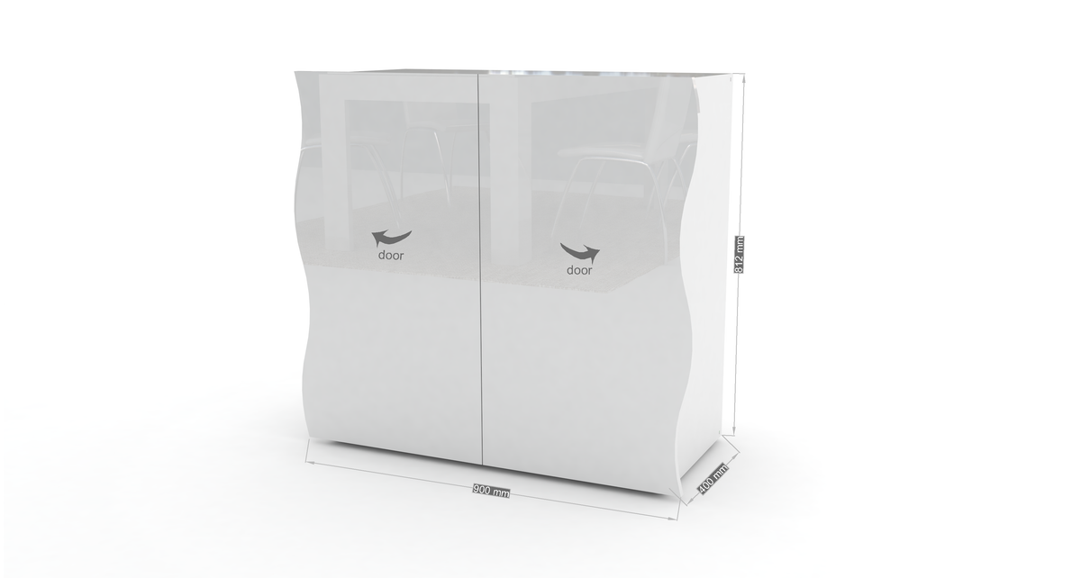 Mobile multiuso ONDA 2 ante battenti | Web Furniture