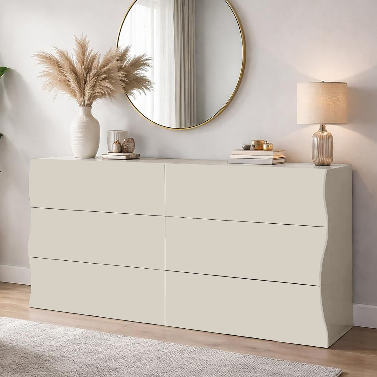 Cassettiera ONDA 6 cassetti 150 cm | Web Furniture