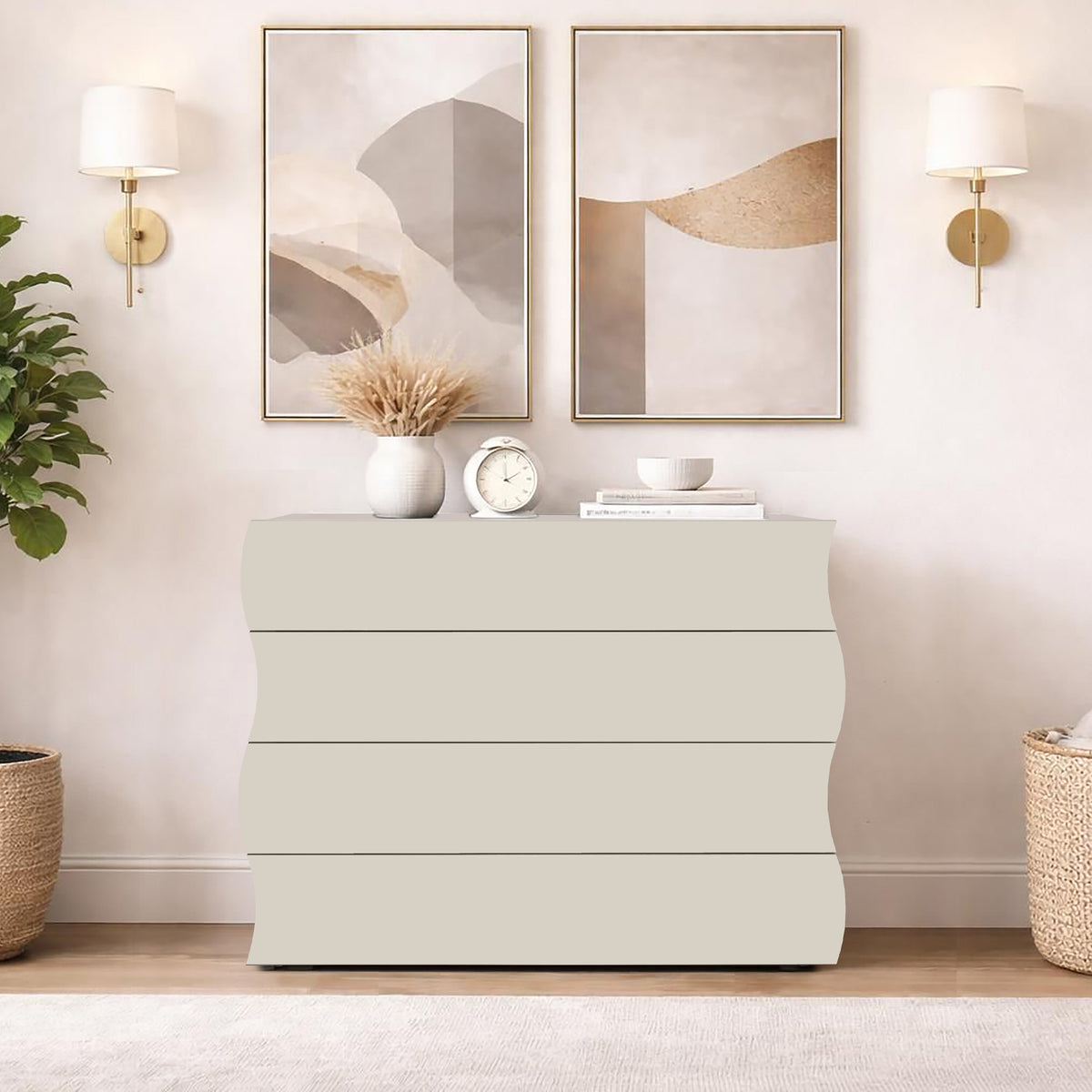Cassettiera ONDA 4 cassetti | Web Furniture
