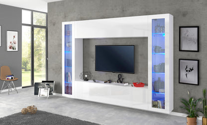 Soggiorno MARUSKA con 2 vetrine a colonna | Web Furniture