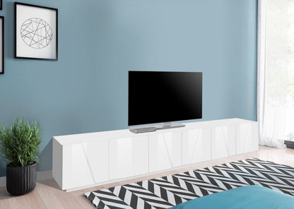 Porta TV PING 240 cm 6 ante battenti | Web Furniture