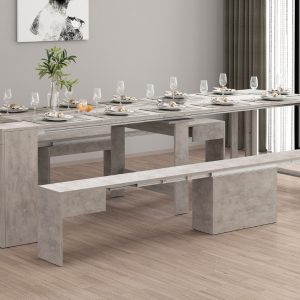Set 2 panche allungabili PRATIKA | Web Furniture