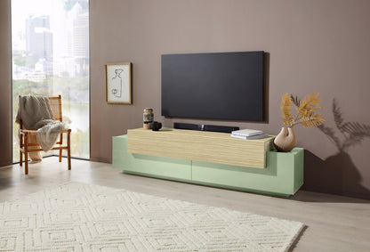 Porta TV CORO 200 cm 3 ante a ribalta | Web Furniture
