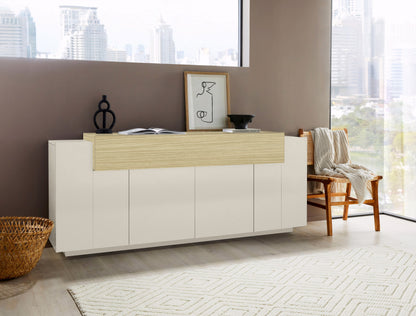 Credenza CORO 200 cm 4 ante battenti + 1 anta a ribalta | Web Furniture