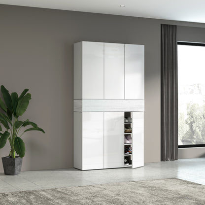 Armadio scarpiera SAVONA a 6 ante con 1 ribalta | Web Furniture