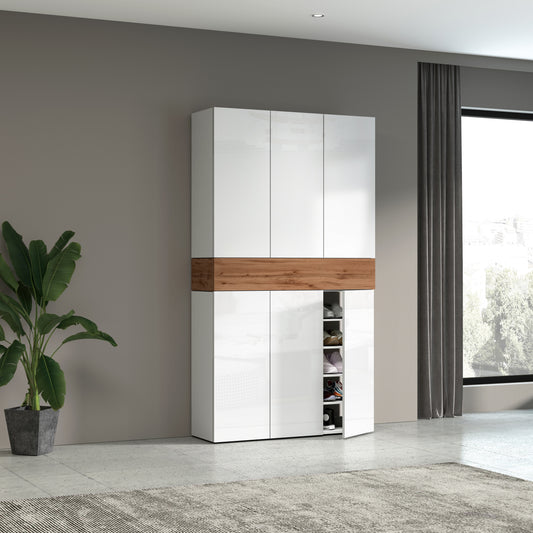 Armadio scarpiera SAVONA a 6 ante con 1 ribalta | Web Furniture