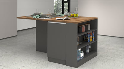 Isola da cucina SOLE con 2 ante e vani a giorno | Web Furniture