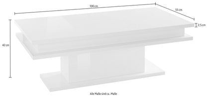 Tavolino da caffè LITTLE BIG DA 100 CM con LED | Web Furniture