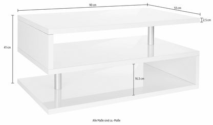 Tavolino da caffè ZETA da 90cm | Web Furniture