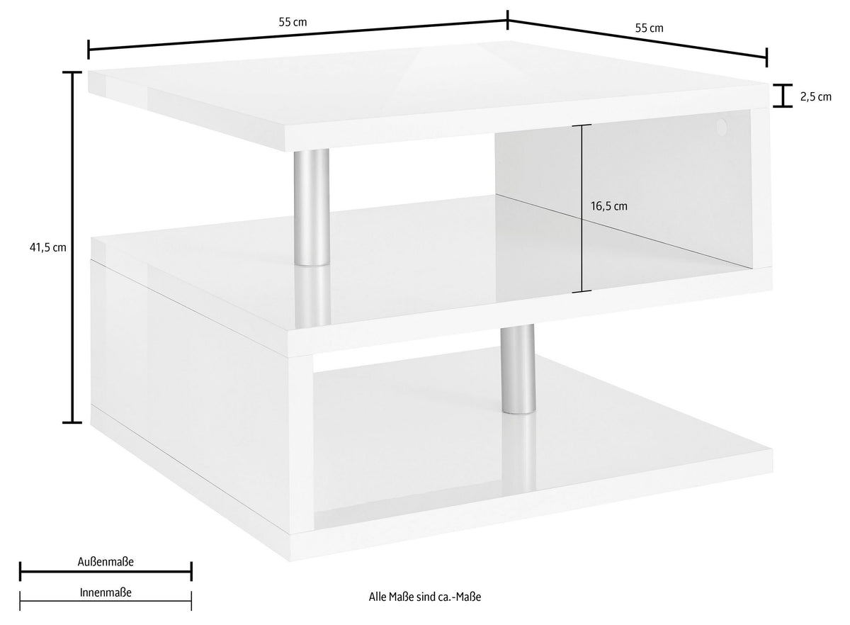 Tavolino da caffè ZETA 55cm | Web Furniture