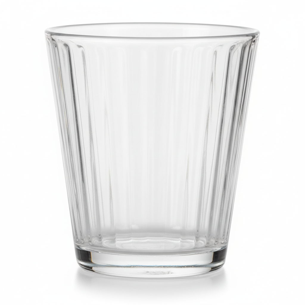 Lione 1 Set 6 Bicchieri in Vetro 230 cc – Design Classico per Acqua e Bevande