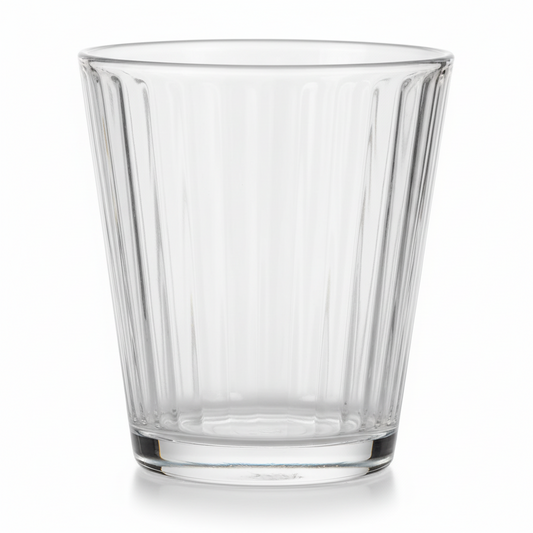 Lione 1 Set 6 Bicchieri in Vetro 230 cc – Design Classico per Acqua e Bevande