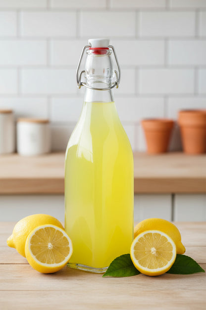 Bottiglia Swing in Vetro – 0,5 L e 1 L con Tappo, Ideale per Liquori Fatti in Casa