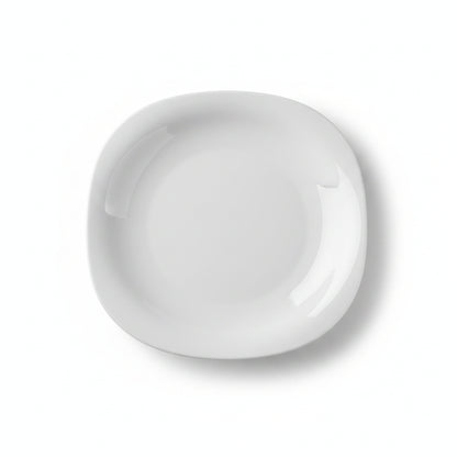 Piatto Piano PARMA 27×27 Bormioli Rocco – Opal Glass – Made in Italy (Sfuso)