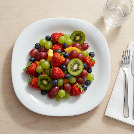 Piatto Frutta PARMA 20×20 Bormioli Rocco – Opal Glass – Made in Italy (Sfuso)