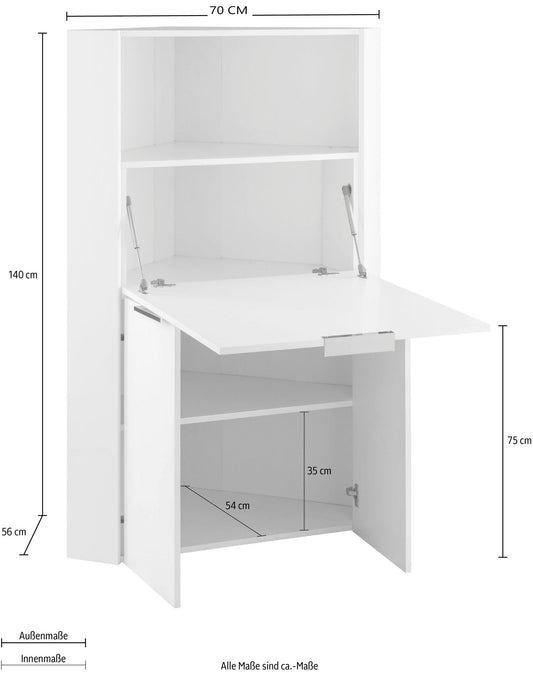 Scrivania DALIA ad angolo | Web Furniture