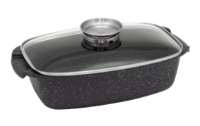 Casa Collection 32x20cm Die-Cast Aluminum Roaster with Lid