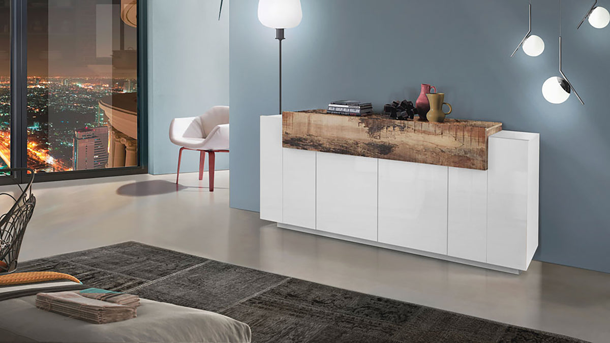 Credenza CORO 200 cm 4 ante battenti + 1 anta a ribalta | Web Furniture