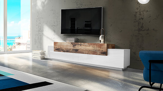 Porta TV CORO 240 cm 3 ante a ribalta | Web Furniture