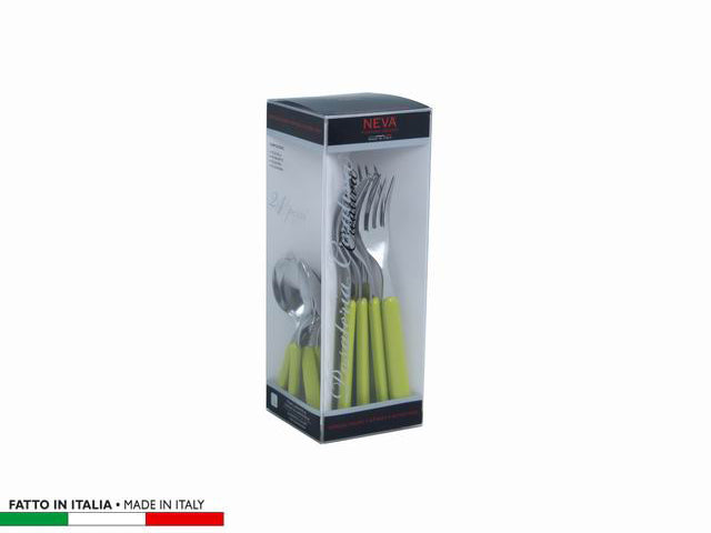Set 24 Posate Colorando – 4 Colori | Made in Italy