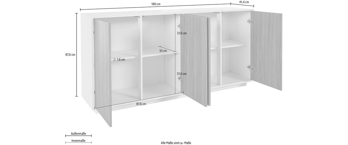 Credenza BLOOM da 180 cm | Web Furniture