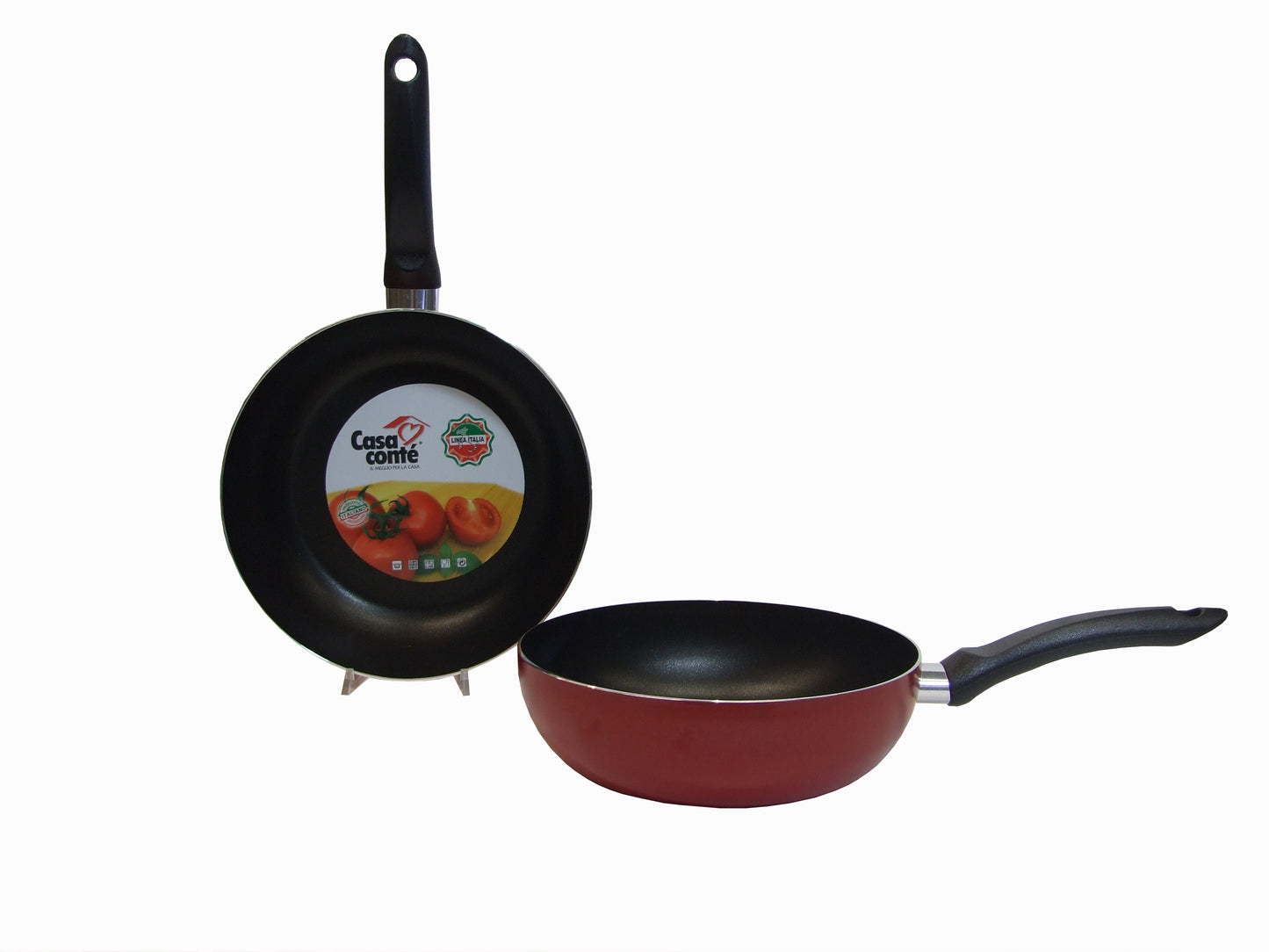 Padella alta antiaderente Casa Con Te (20–32 cm) – alluminio Made in Italy