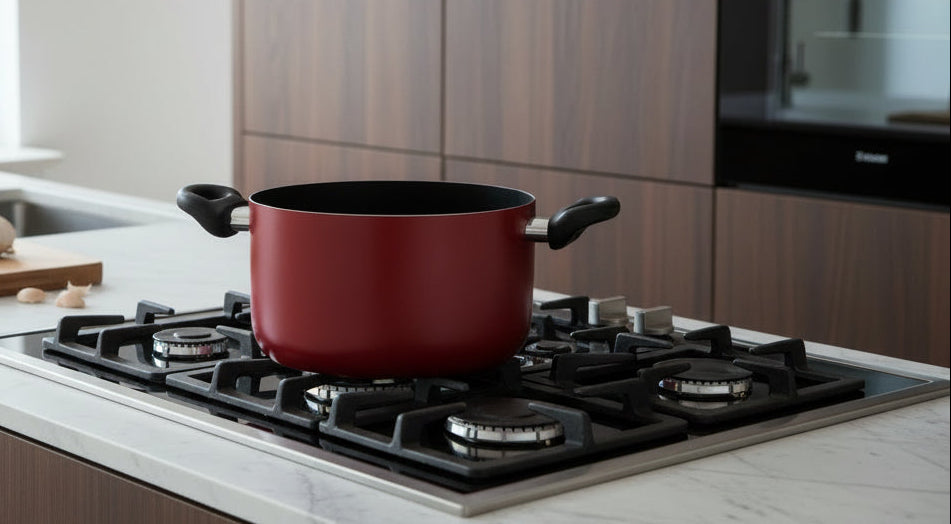 Pentola in alluminio Casa Con Te – 18, 20, 22, 24 cm – Made in Italy