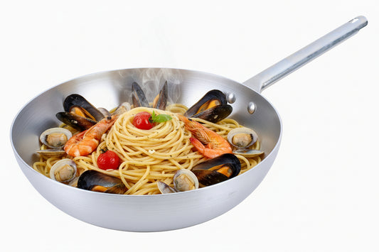 Padella saltapasta alluminio Sapore Tradizionale 34–38 cm Made in Italy