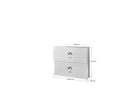 Scarpiera ONDA 2 ante a ribalta | Web Furniture