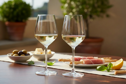 Set Degustazione Elegante - 6 Calici Vino Bianco 59 cl in Vetro