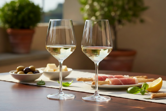 Set Degustazione Elegante - 6 Calici Vino Bianco 59 cl in Vetro