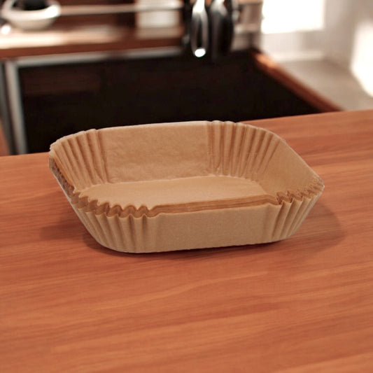 Set 50 Vassoi in Carta Forno Quadri – 16x16x5 cm