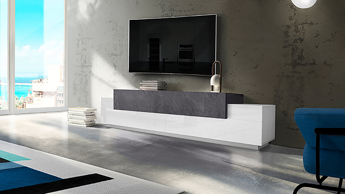 Porta TV CORO 240 cm 3 ante a ribalta | Web Furniture