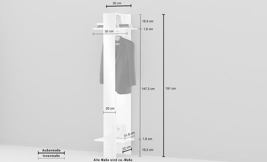 Appendiabiti KOMPACT | Web Furniture
