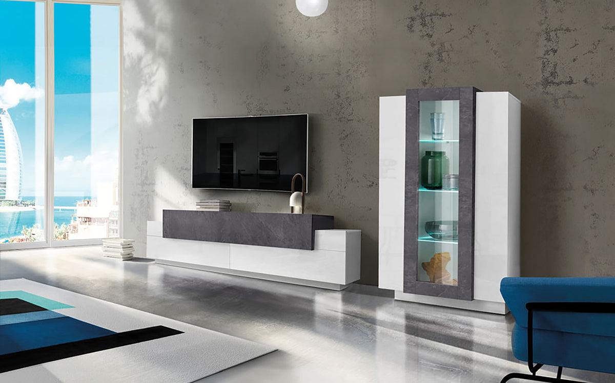 Soggiorno CORO con Porta TV + vetrina | Web Furniture