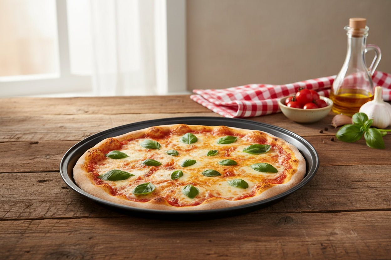 Teglia Pizza Ø 32,5 cm Alta 1,5 cm – Antiaderente per Forno